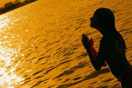 Girl in the water