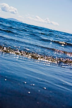 Ripples on the water