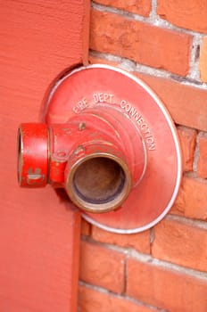 Fire hose connector