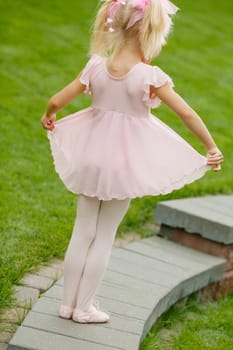 Child with ballet dress