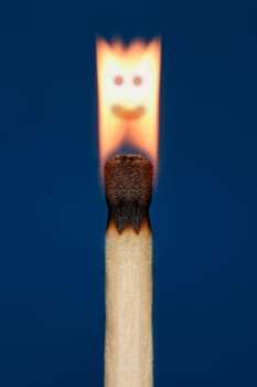 A happy flame