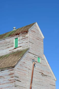 A grain elevator