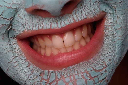 Closeup of woman's mouth