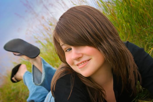Portrait of a teenager