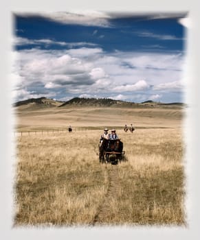 Traveling by horse