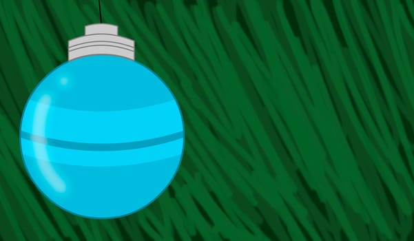 A Christmas ornament