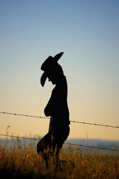 A western ornament