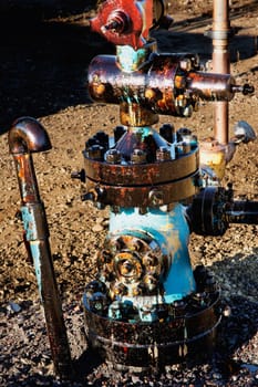 Closeup of a valve