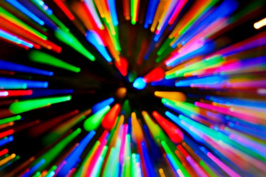 A colorful display