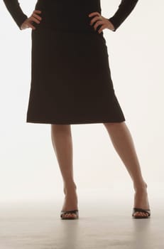 Woman with skirt