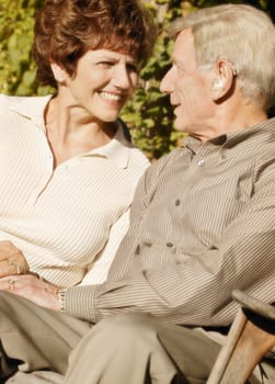 Couple sitting