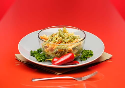 Fresh pasta salad