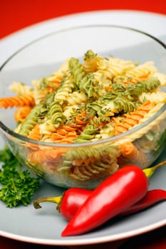 Fresh pasta salad