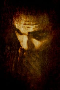 Man praying