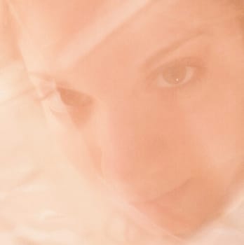 A woman's face