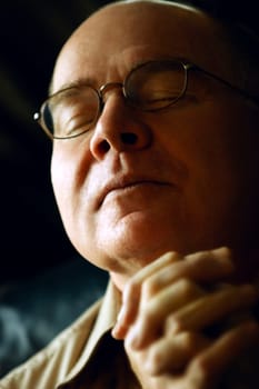 Man deep in thought