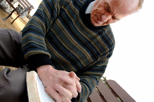 Man praying