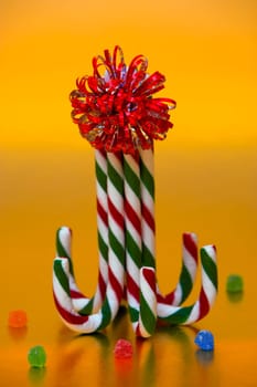 Candy cane decoration