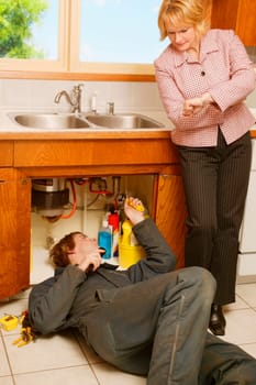 Plumber taking too long to fix a sink