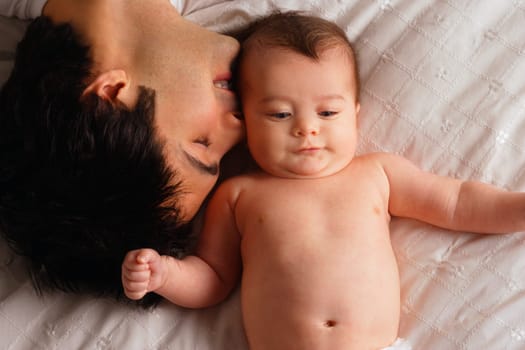 Father with baby