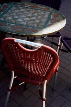 Table and chair