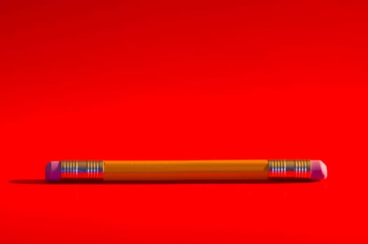Double eraser pencil