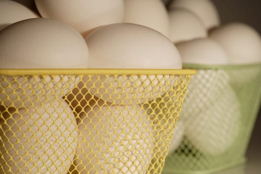 Baskets of eggs