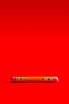 Double eraser pencil