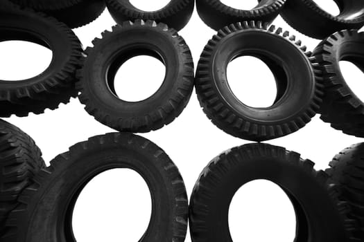 Stacked tires