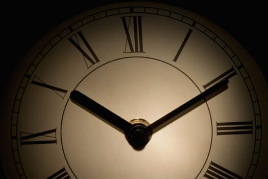 Close-up of a clock