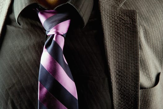 Purple tie