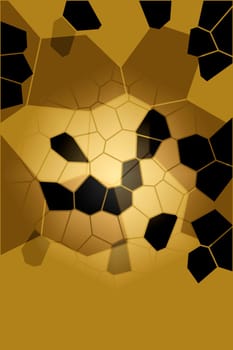 Honeycomb abstract background