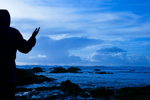 Worship at seashore