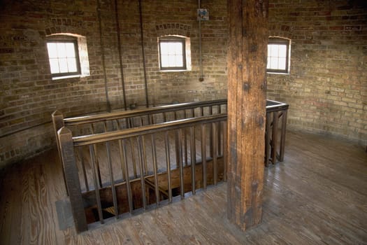Interior of a tower