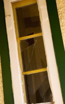 Broken window