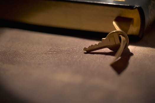 Key with a book