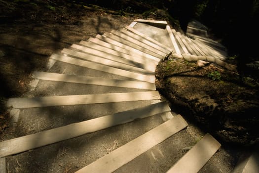 Winding staircase
