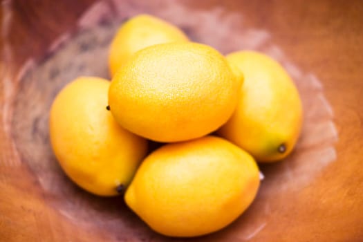 Lemons in a bowl