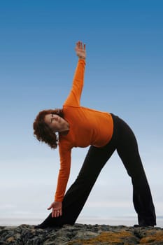 Woman doing yoga