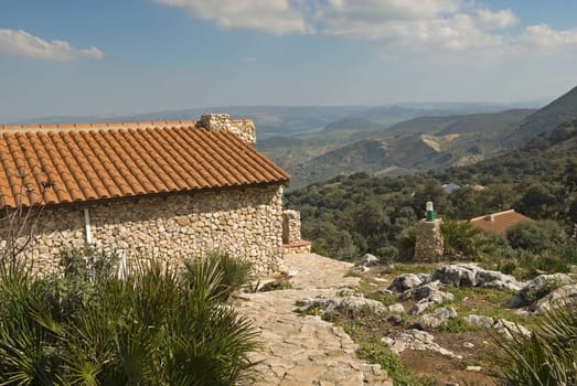 Mountain-side home