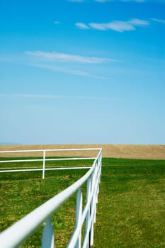 Corner of a fence