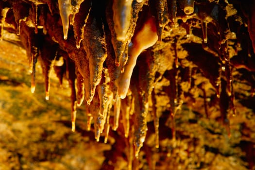 Inside of cave