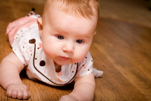 Baby on the floor
