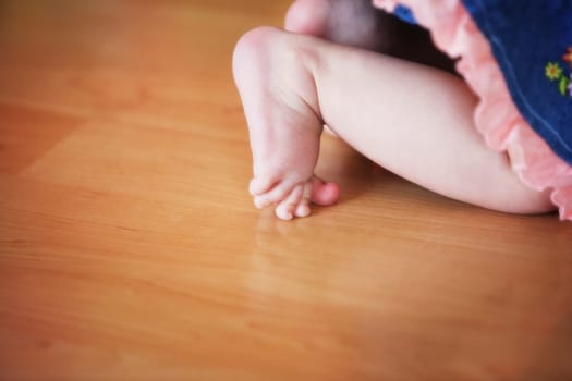 Baby girl's feet