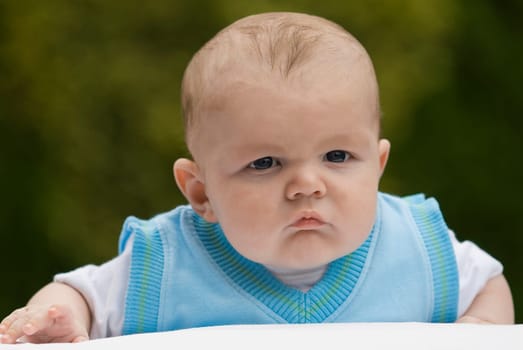 Portrait of a baby boy