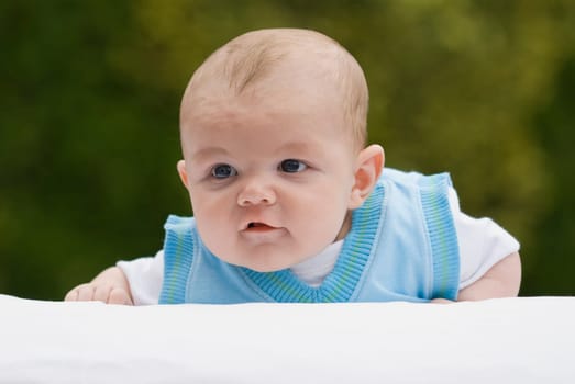 Portrait of a baby boy