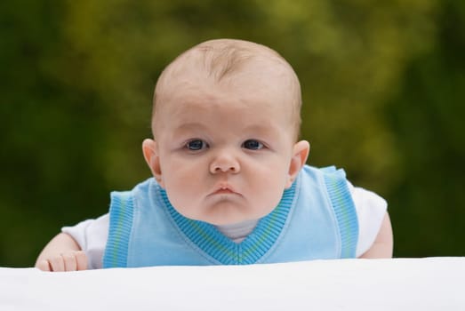 Portrait of a baby boy