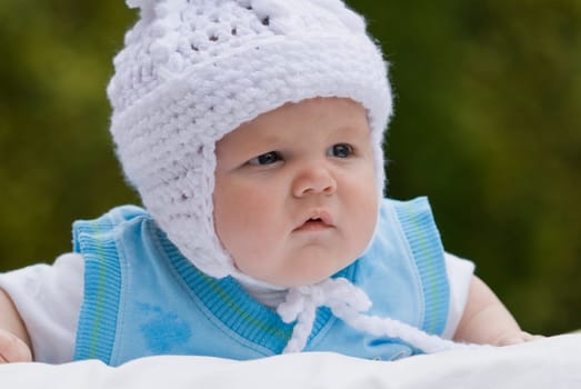 Baby boy with hat