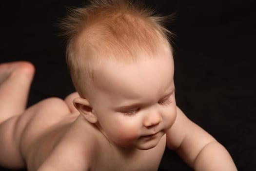 Portrait of a baby boy
