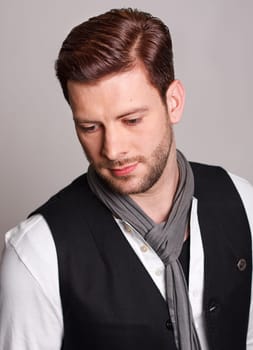 men hairstyling